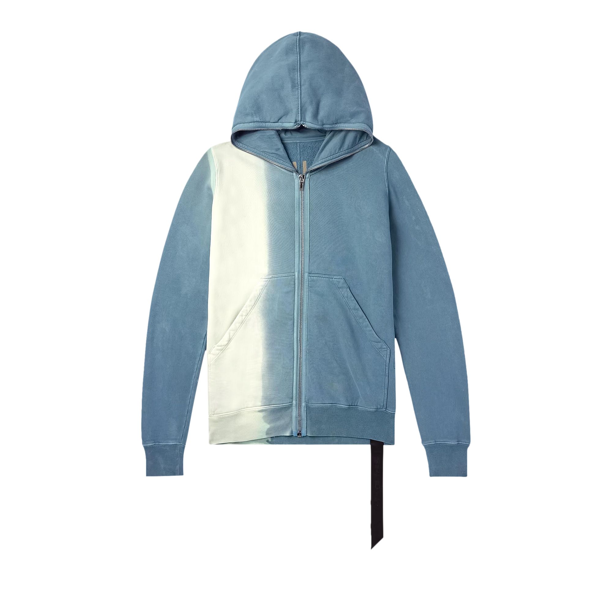 Pre-owned Rick Owens Drkshdw Gimp Hoodie 'toothpaste Degrade' | Blue | Men's Size L