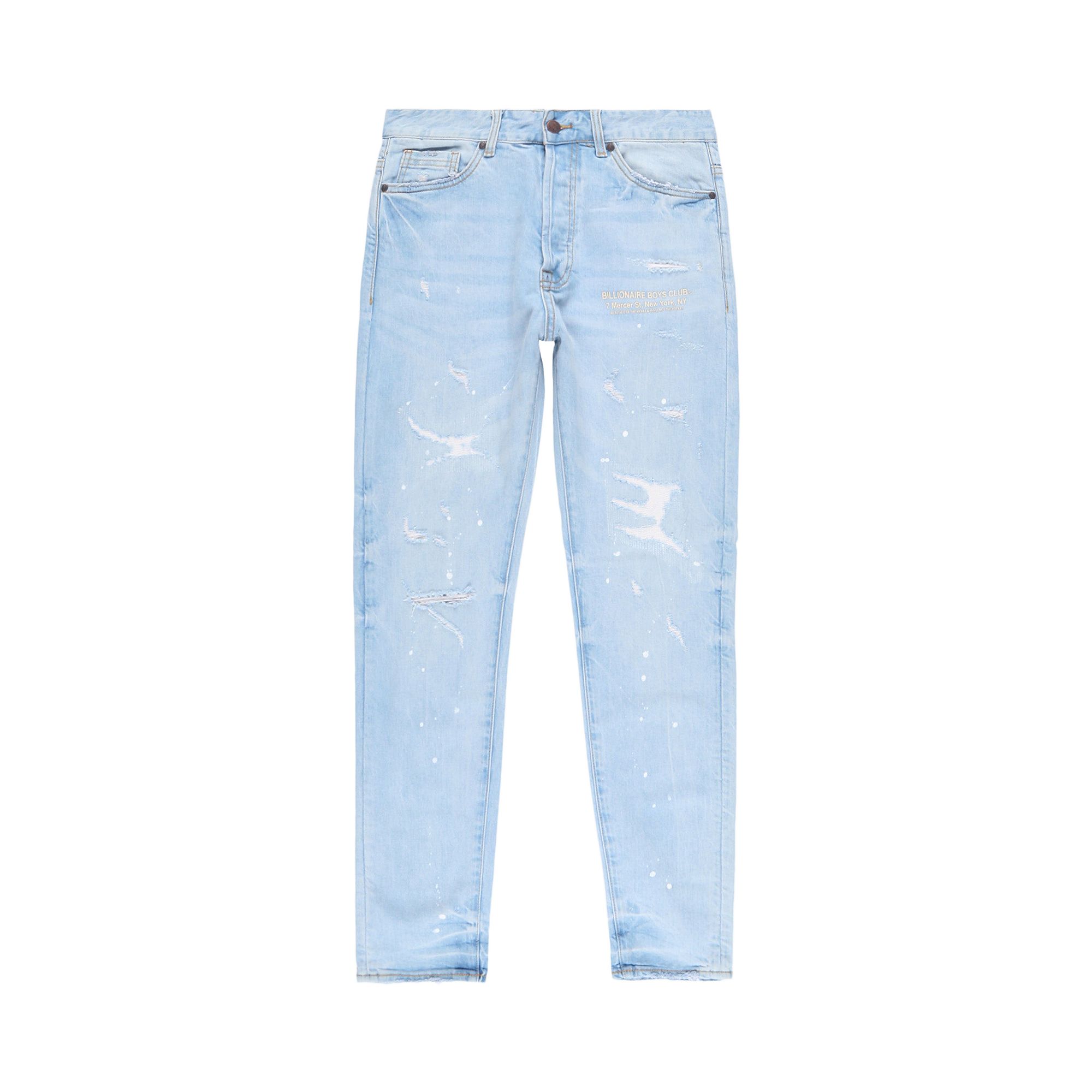 Pre-owned Billionaire Boys Club Trek Jeans 'lagoon' | Blue | Men's Size 42