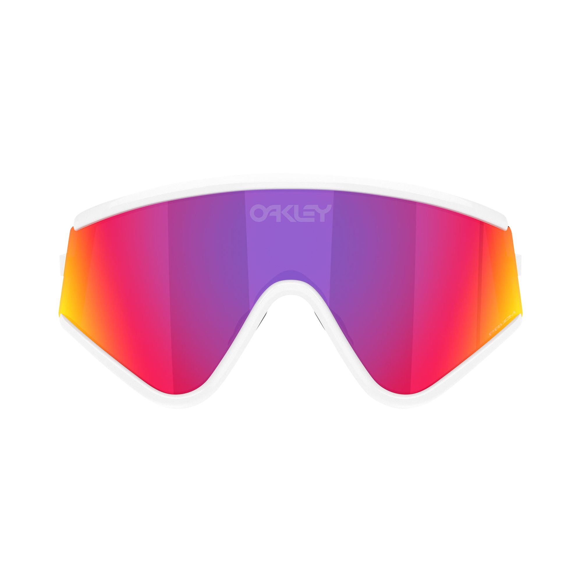 Pre-owned Oakley Eyeshade 'white/prizm Road' | Men's Size Onesize