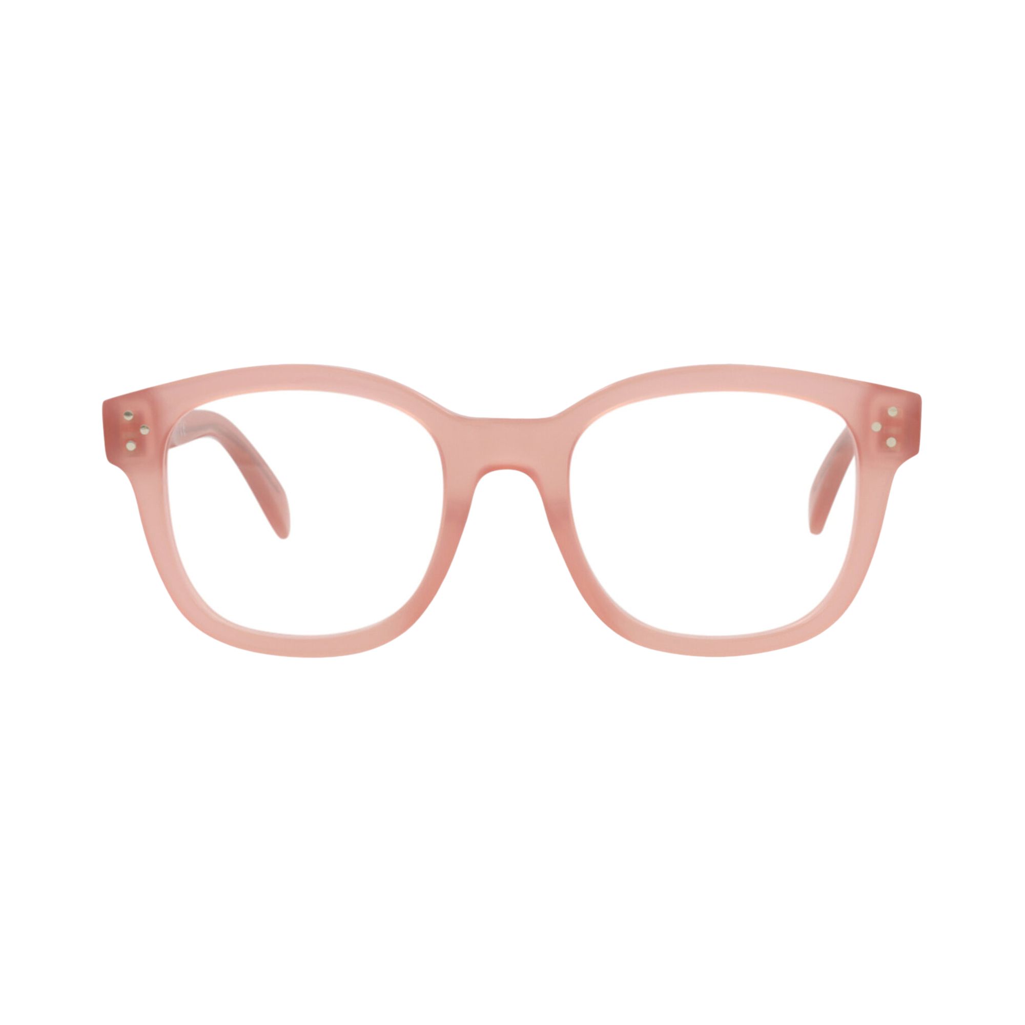 Pre-owned Celine Square Optical Glasses 'pink/transparent' | Women's Size Onesize