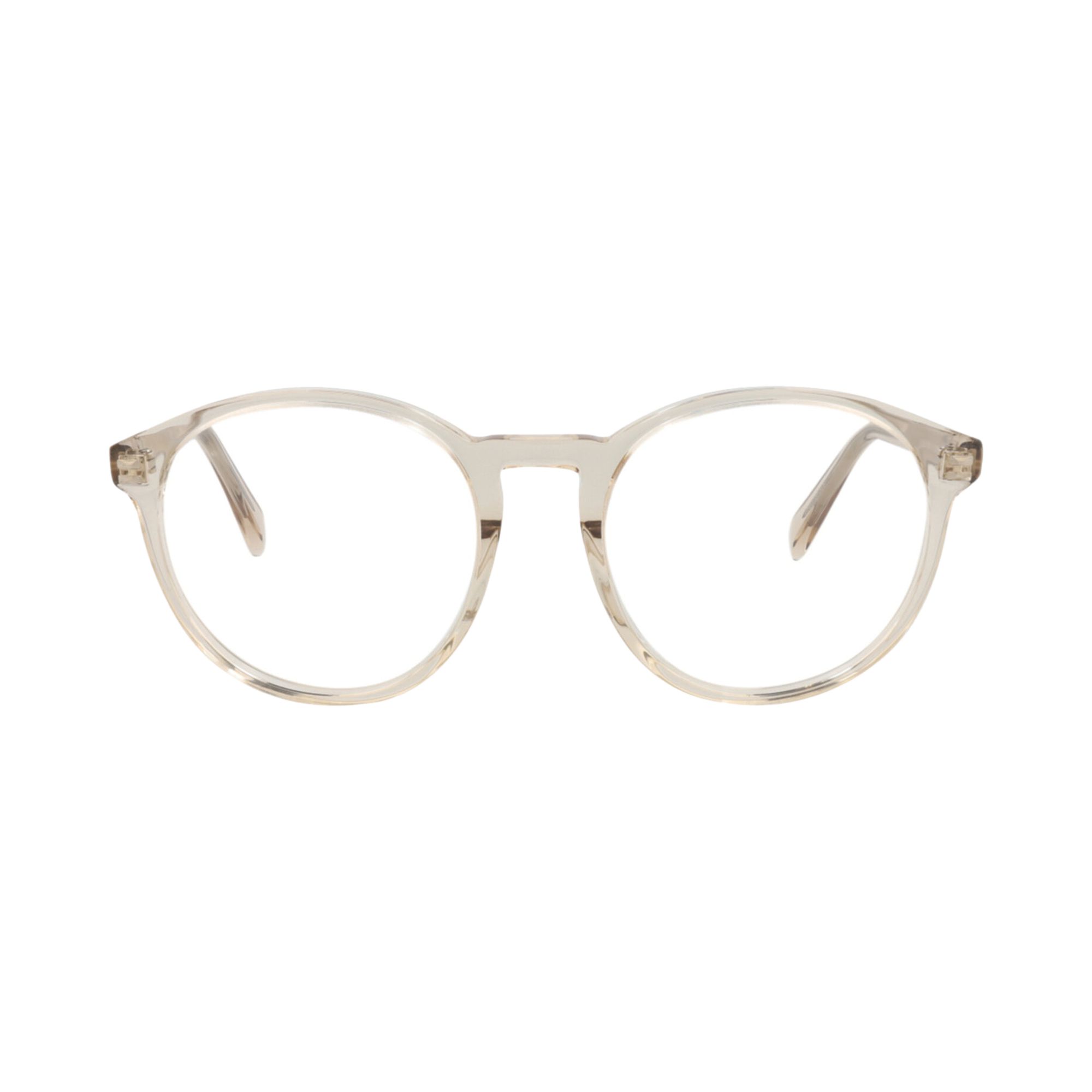 Pre-owned Celine Round Optical Glasses 'beige/transparent' | Tan | Women's Size Onesize