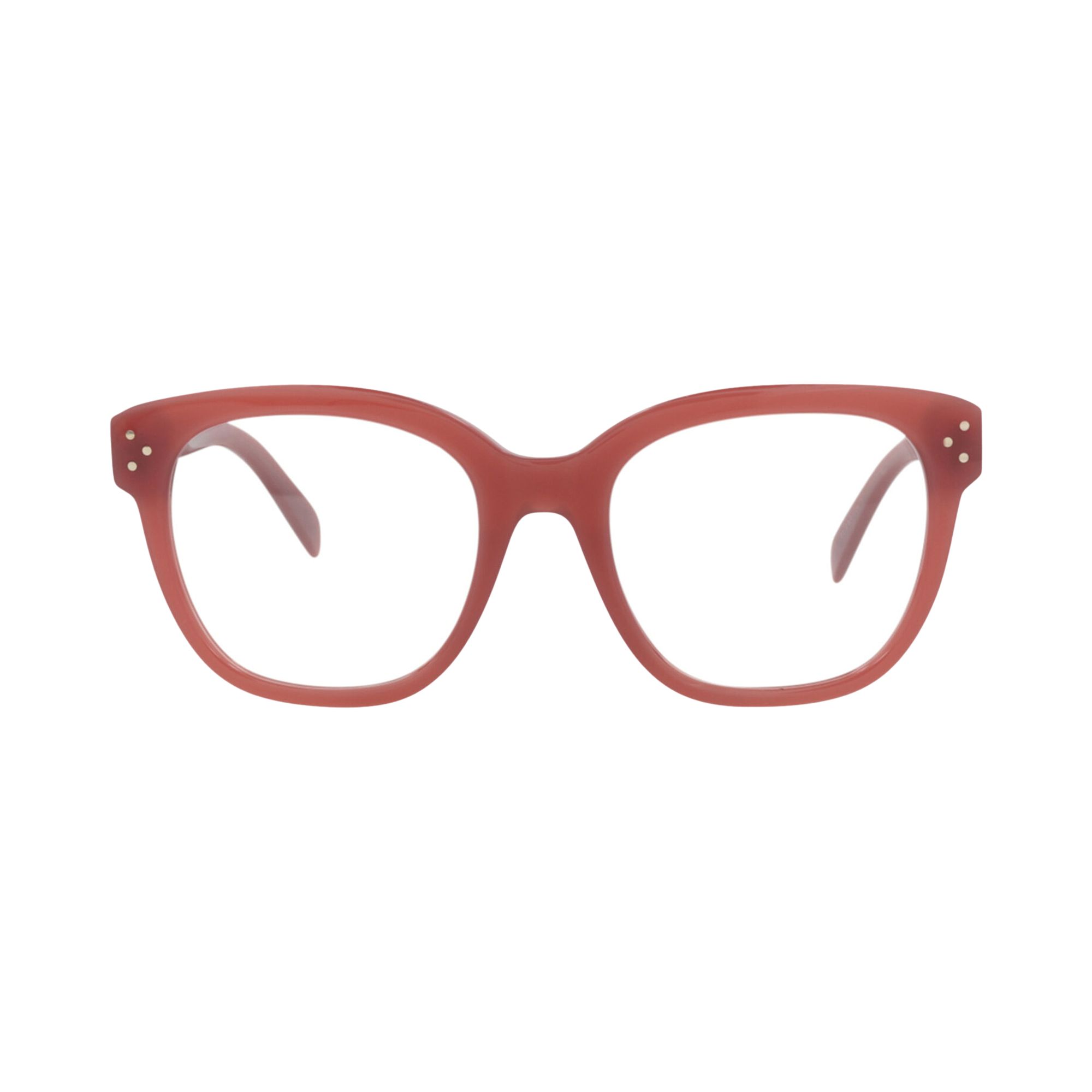 Pre-owned Celine Square Optical Glasses 'bordeaux/transparent' | Red | Women's Size Onesize