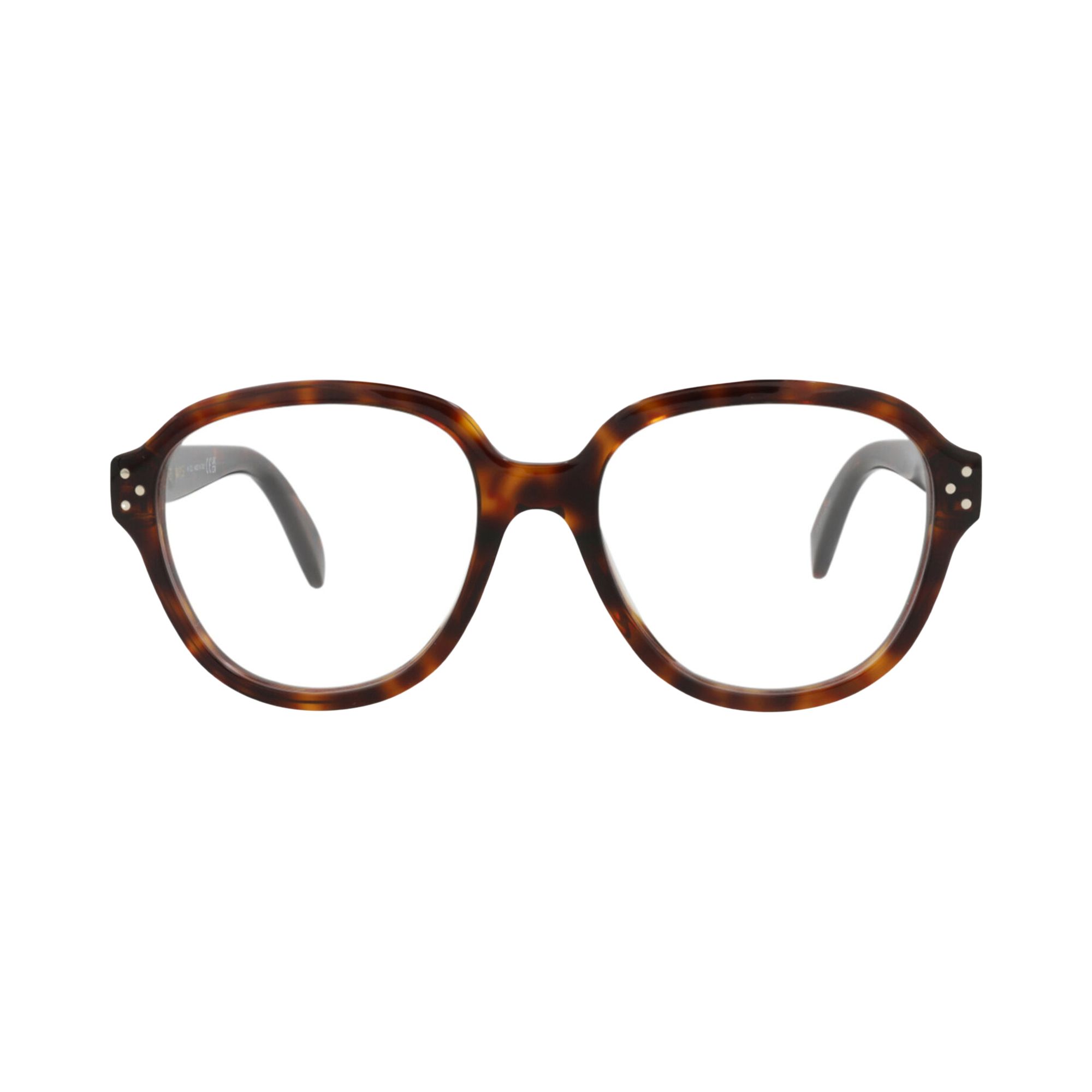 Pre-owned Celine Round Optical Glasses 'havana/transparent' | Brown | Women's Size Onesize