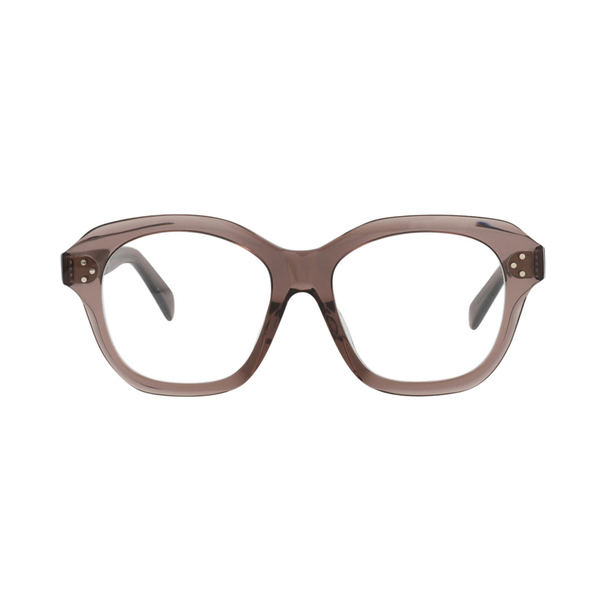 Pre-owned Celine Round Optical Glasses 'brown/transparent' | Women's Size Onesize
