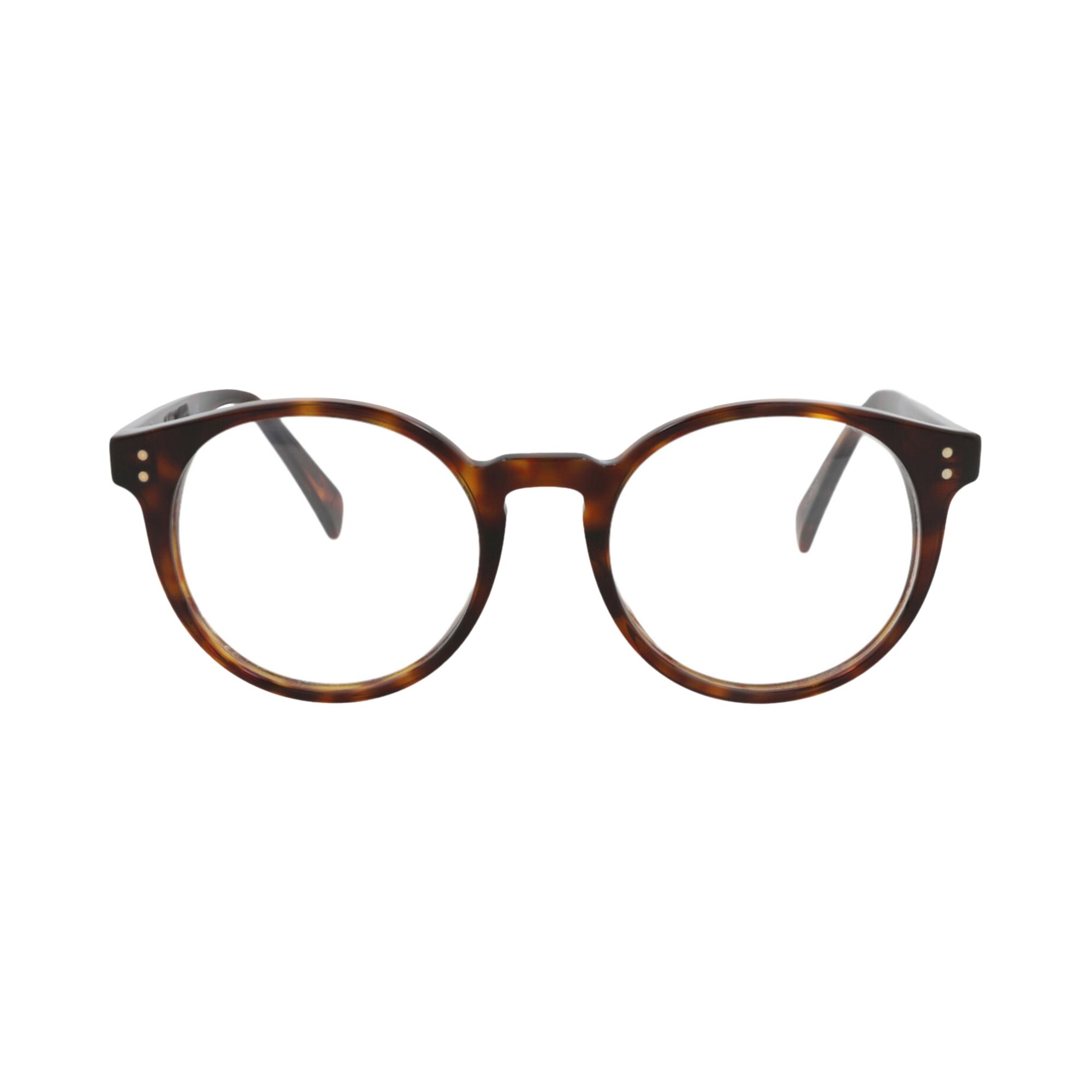 Pre-owned Celine Round Optical Glasses 'havana/transparent' | Brown | Men's Size Onesize