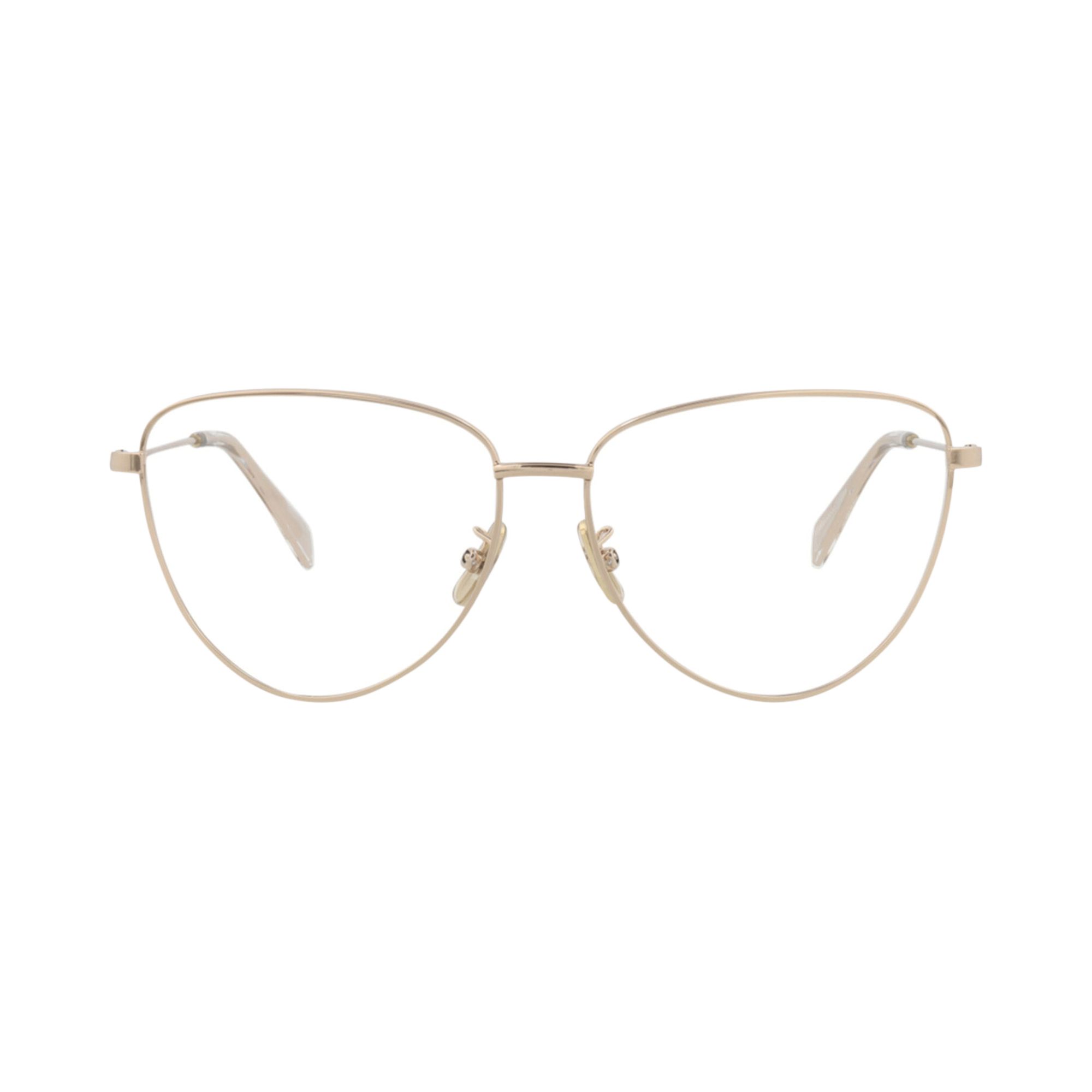 Pre-owned Celine Cat Eye Optical Glasses 'gold/transparent' | Women's Size Onesize