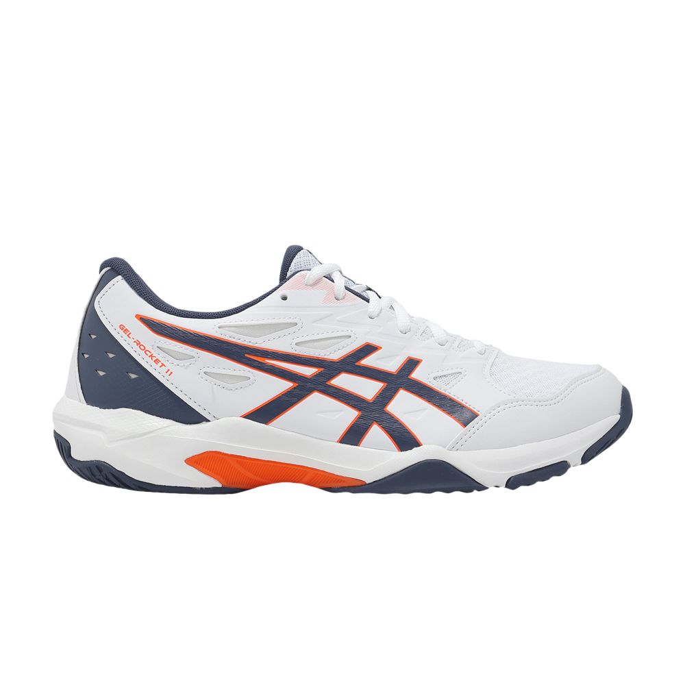 ASICS Gel Rocket 11 2E Wide 'White Indigo Fog' | Men's Size 8 - 1073A077-101