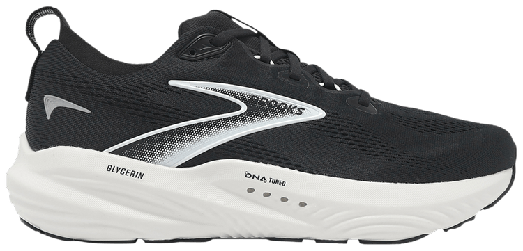 Brooks Glycerin 22 2E Wide Black Grey White