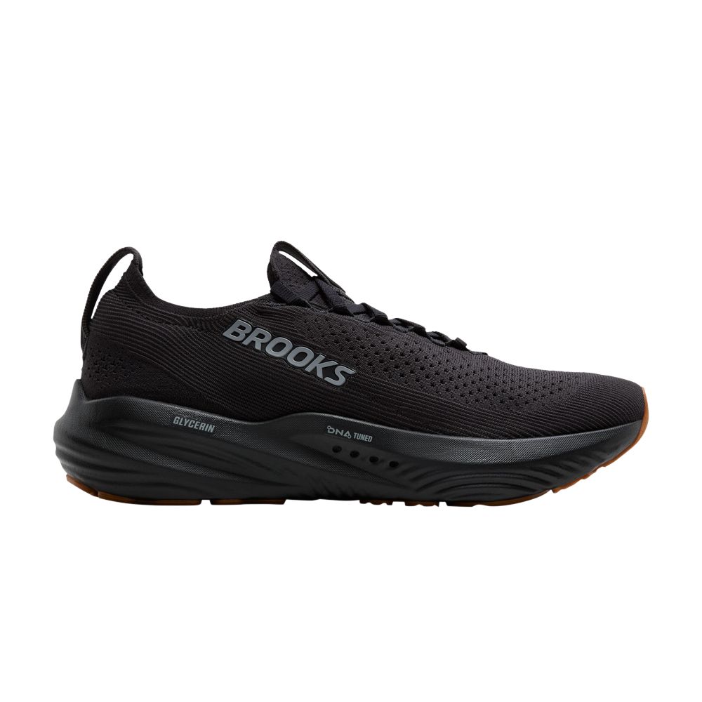 Pre-owned Brooks Glycerin Stealthfit 22 'triple Black' | Men's Size 9.5