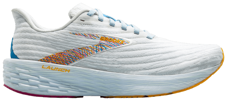 Brooks Launch 11 White Murmur Blithe