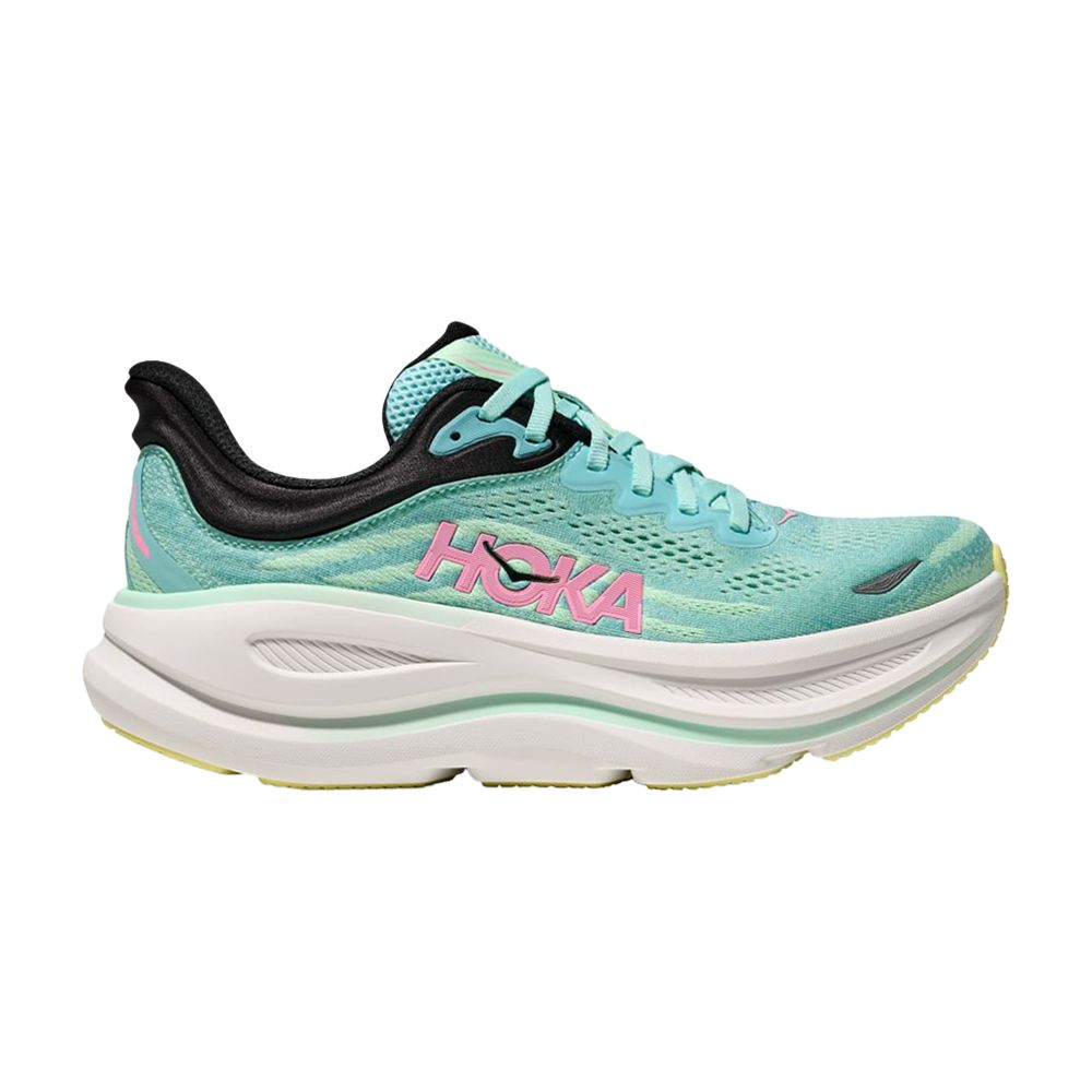 HOKA Wmns Bondi 9 Wide 'Blue Spark Mint Fluorite' | Teal | Women's Size 8 - 1162014-BTF