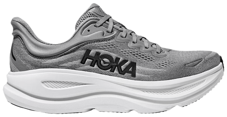 HOKA Bondi 9 4E Wide Galactic Stellar Grey