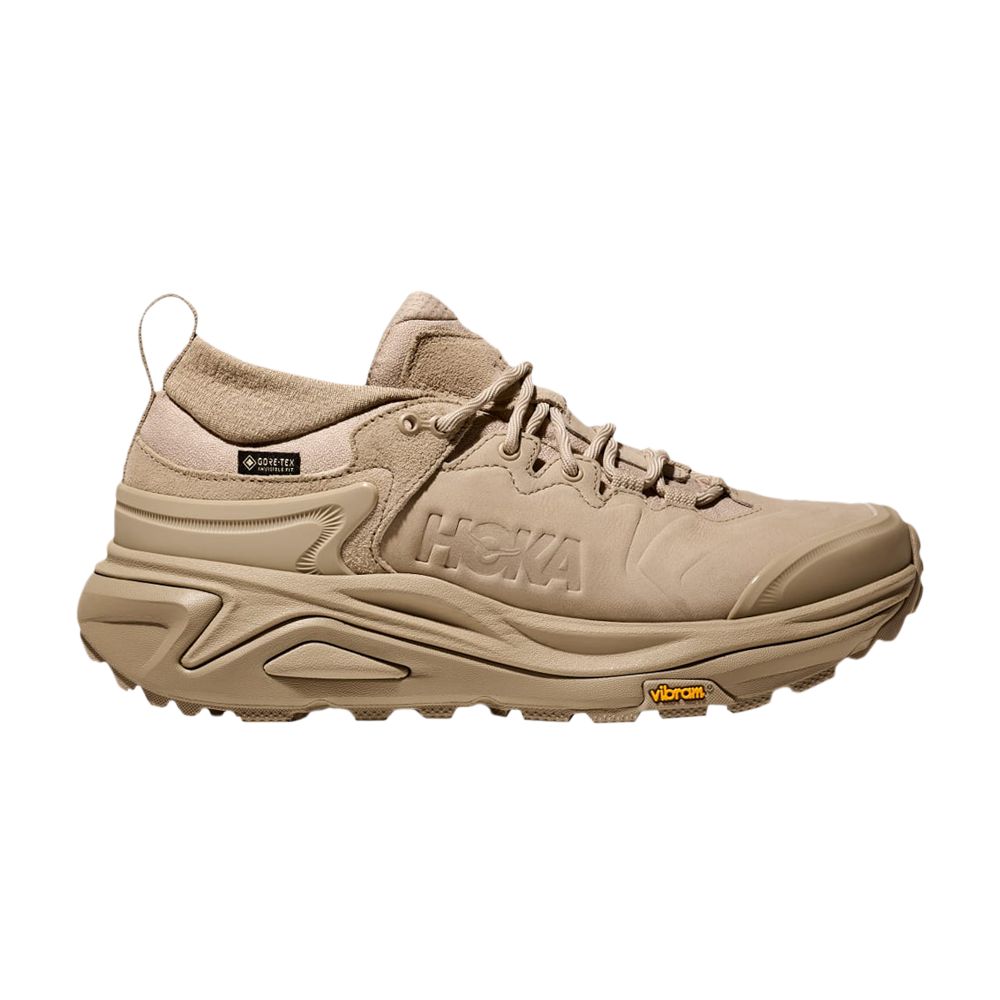 Pre-owned Hoka Wmns Kaha 3 Low Gore-tex 'raw Linen' | Tan | Women's Size 7.5