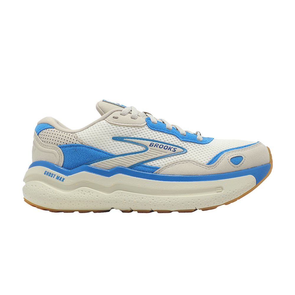 Pre-owned Brooks Wmns Ghost Max Se 'silver Lining Surf The Web' | Cream | Women's Size 7 In White