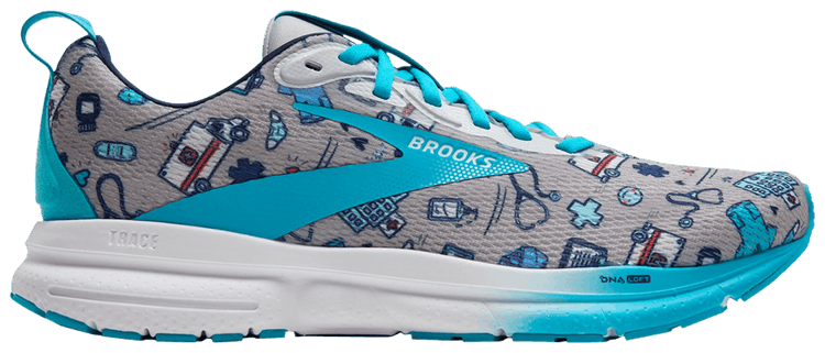 Brooks Wmns Trace 4 Hero Pack   Grey Blue