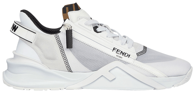 Fendi Flow Slip On White