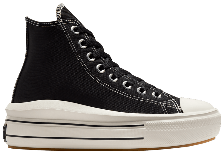 Converse Wmns Chuck Taylor All Star Move Platform High Black Egret