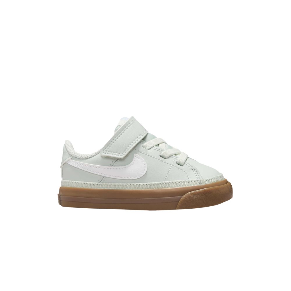 Pre-owned Nike Court Legacy Td 'light Silver Gum' | Green | Infant Size 4