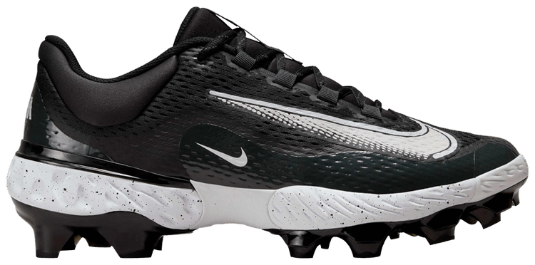 Nike Alpha Huarache Elite 4 Low MCS Black Dark Smoke Grey White