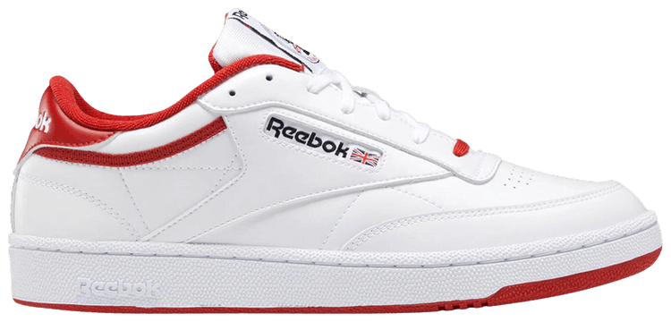 Reebok Club C 85 White Legacy Red