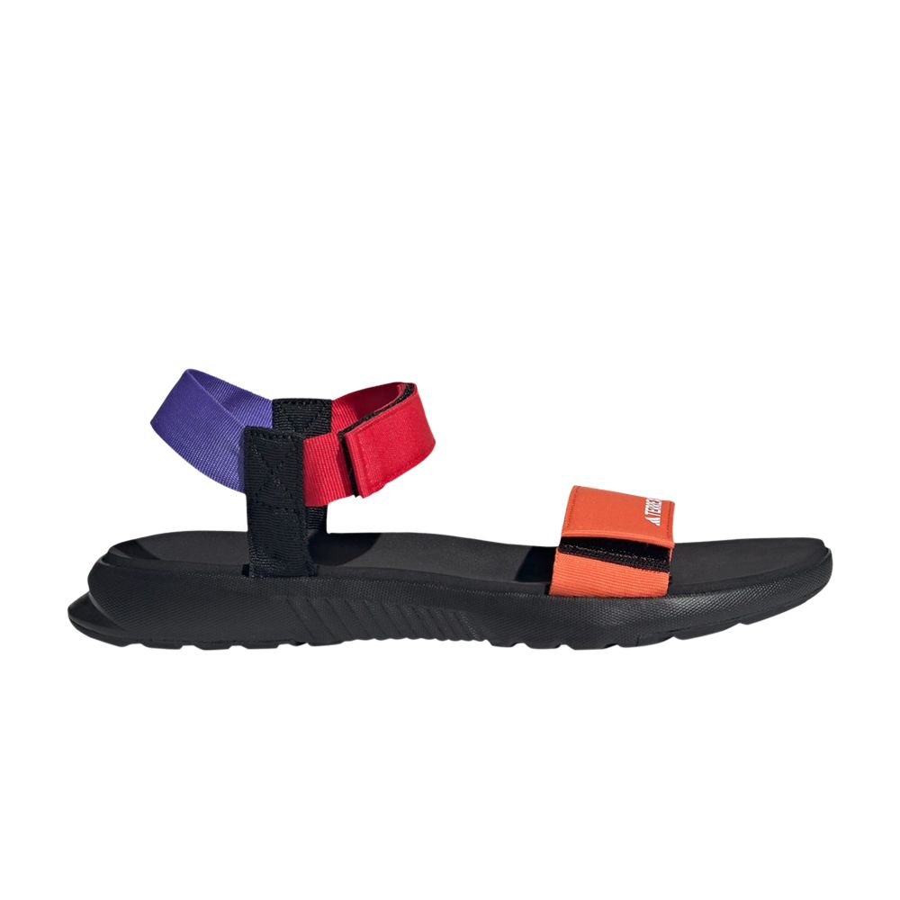 Pre-owned Adidas Originals Adidas Terrex Hydroterra Light Sandal 'semi Impact Orange Cobalt Blue' | Multi-color | Men's Size 10