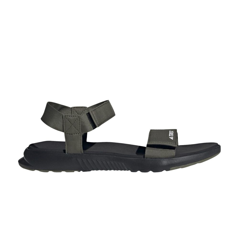 Pre-owned Adidas Originals Adidas Terrex Hydroterra Light Sandal 'olive Strata' | Green | Men's Size 9