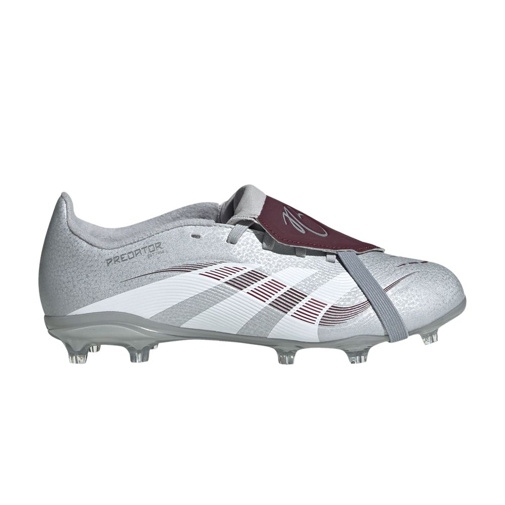 adidas Jude Bellingham x Predator 24 League Foldover Tongue FG MG K 'Chrome Dream' | Silver | Kid's Size 4 - JQ2902