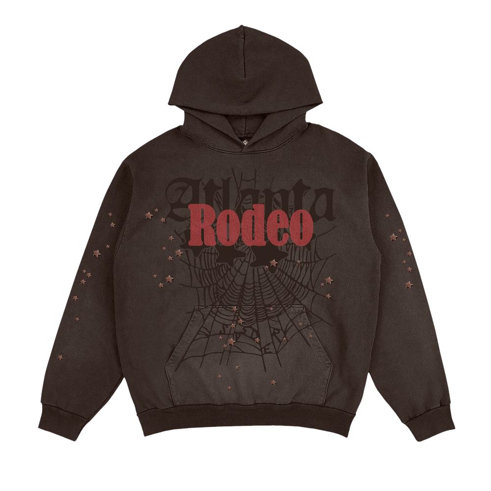 Pre-owned Cactus Jack By Travis Scott X Sp5der Days Before Rodeo Hoodie 'brown'