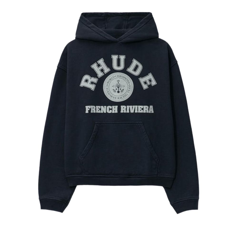 Pre-owned Rhude French Riviera Hoodie 'vintage Black' | Men's Size S