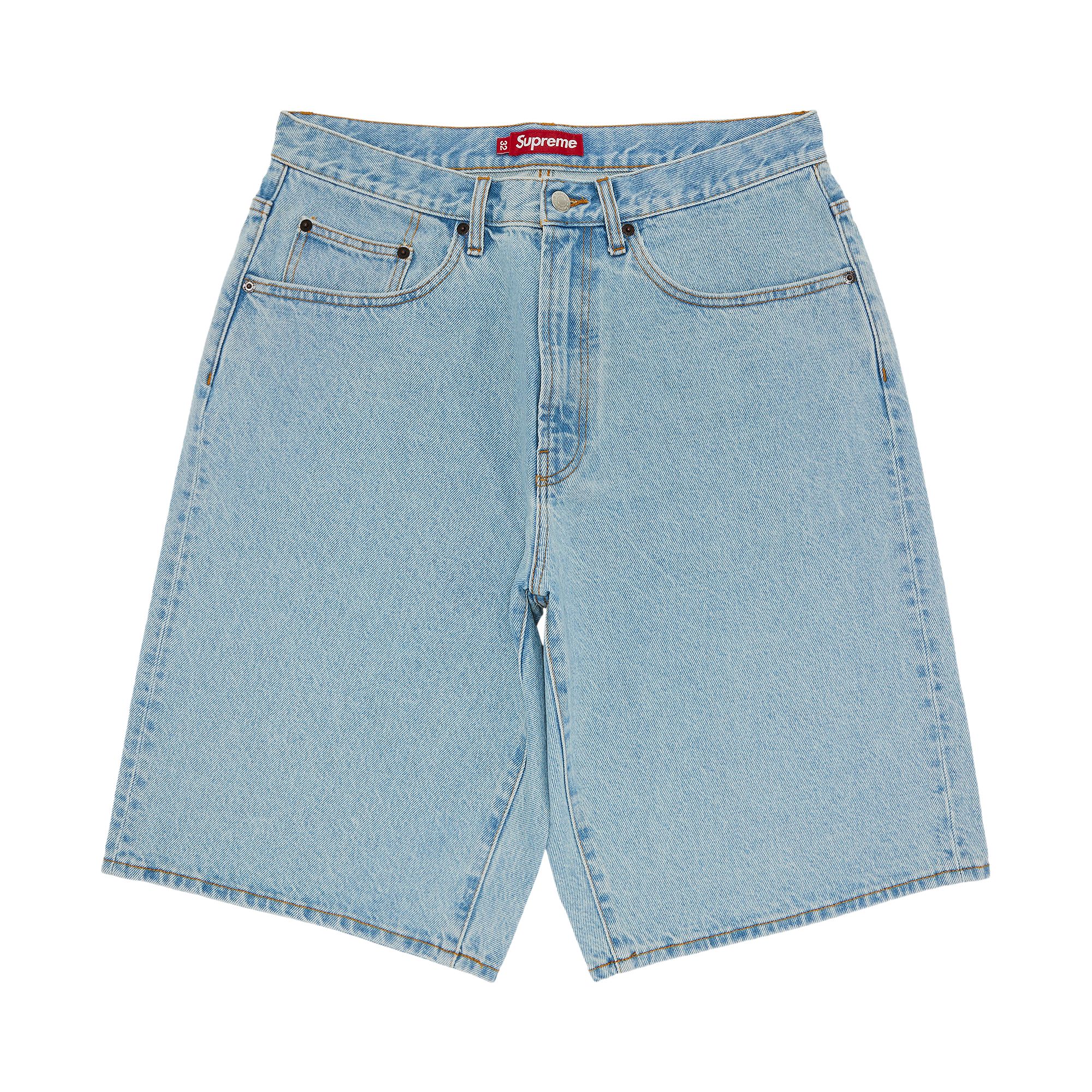 Pre-owned Supreme Baggy Denim Short 'light Washed Indigo' | Blue | Men's Size 34