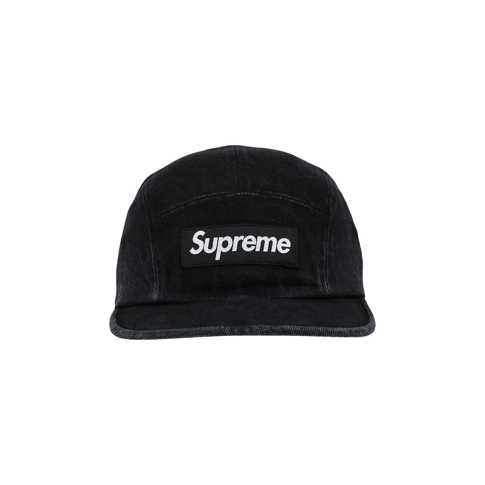Pre-owned Supreme Denim Camp Cap 'black' | Men's Size Onesize