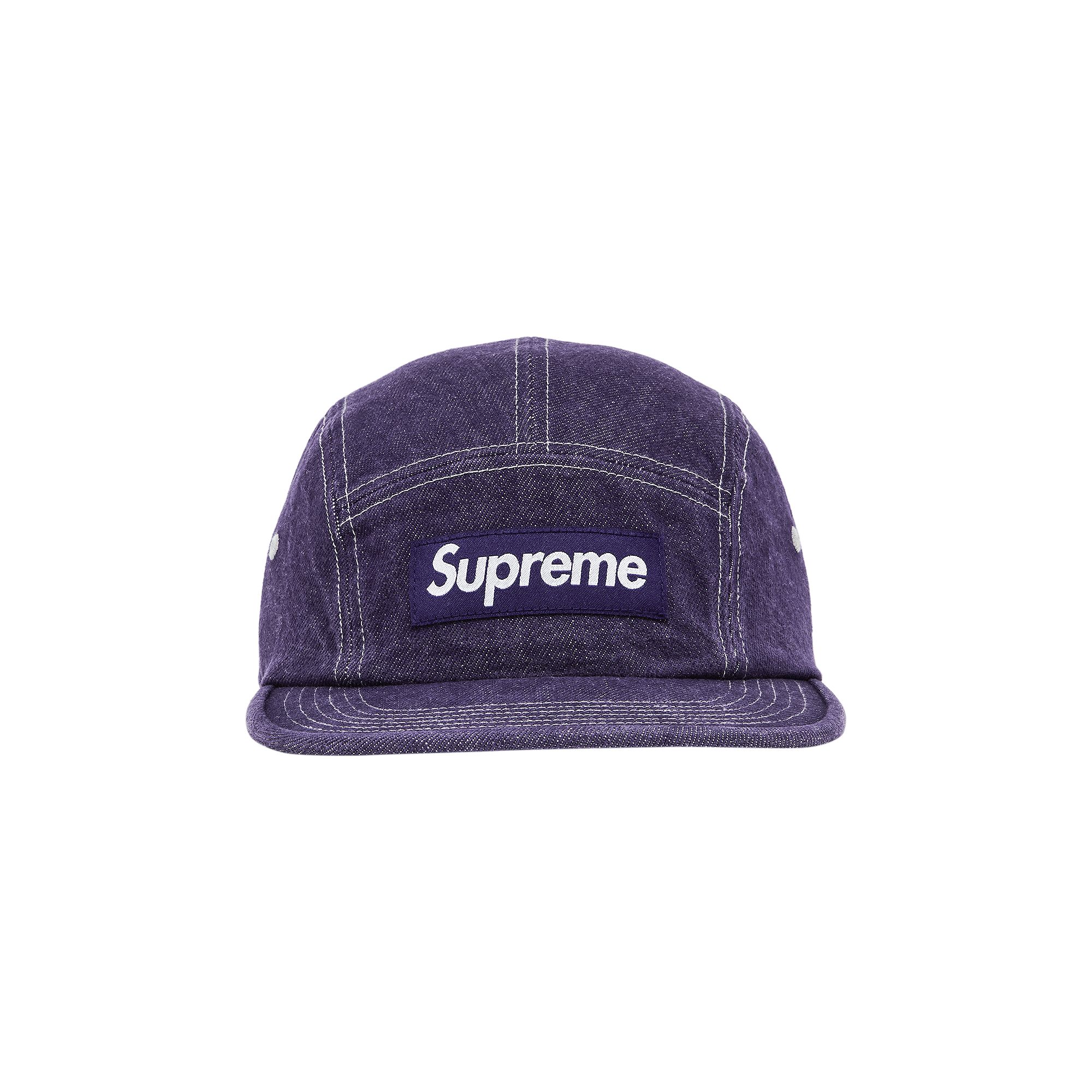 Pre-owned Supreme Denim Camp Cap 'purple' | Men's Size Onesize