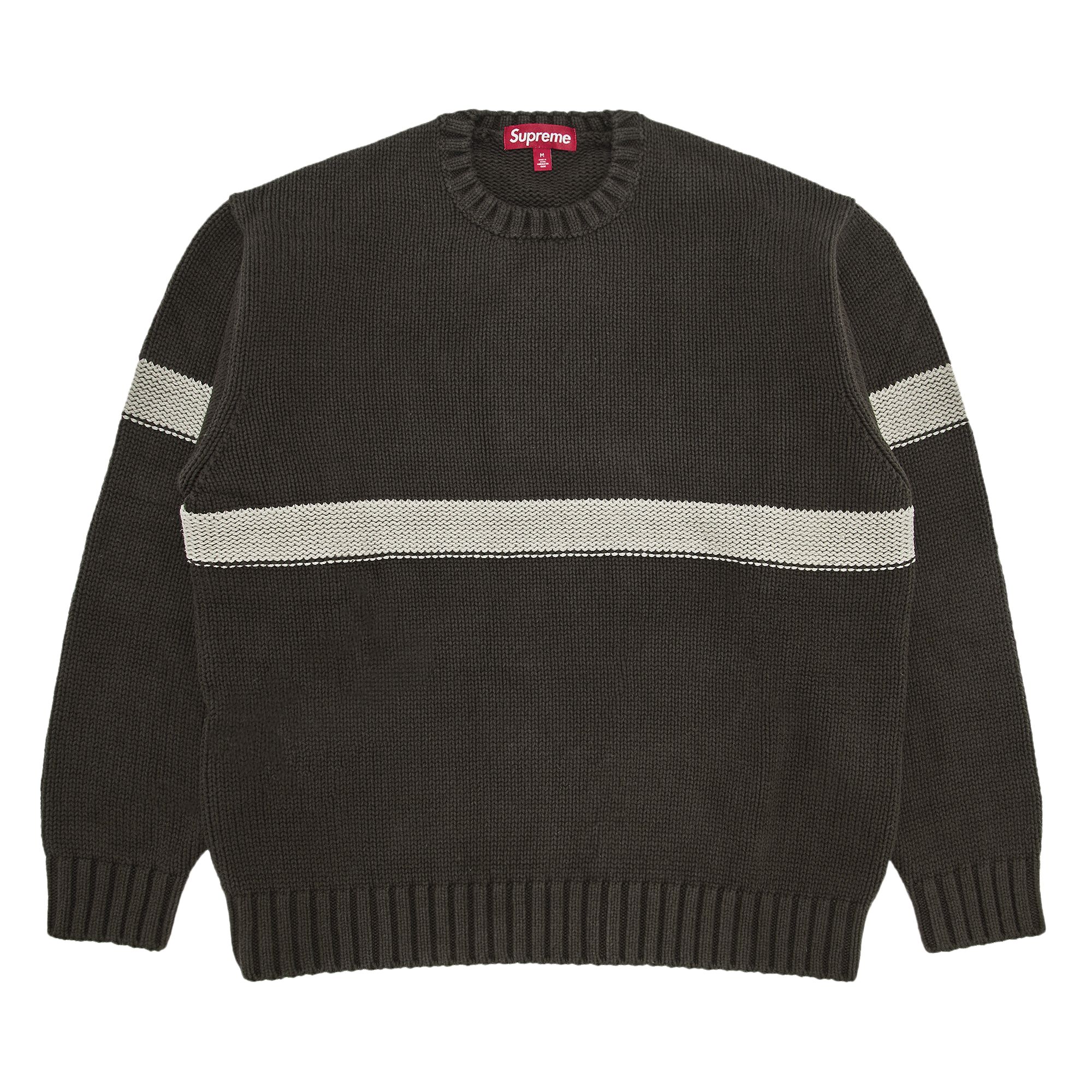 Pre-owned Supreme Tonal Appliqué Sweater 'brown' | Men's Size M