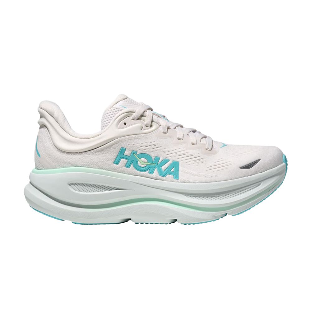 Pre-owned Hoka Wmns Bondi 9 'frost Cielo Blue' | White | Women's Size 8