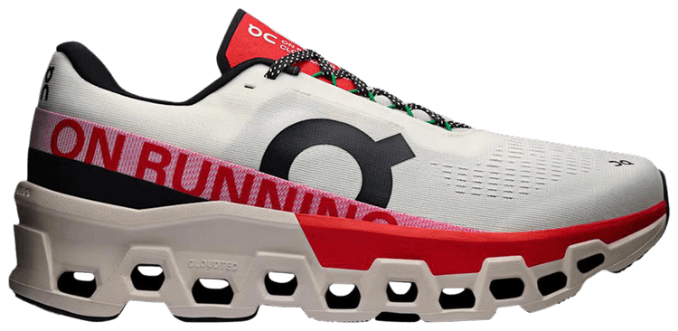 Cloudmonster 2 Ivory Silver Red