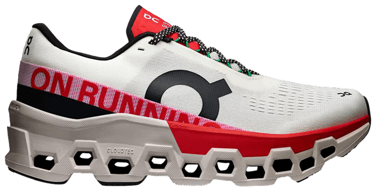 Wmns Cloudmonster 2 Ivory Silver Red