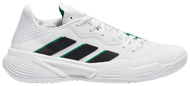 Adidas Barricade Grass White Black Green