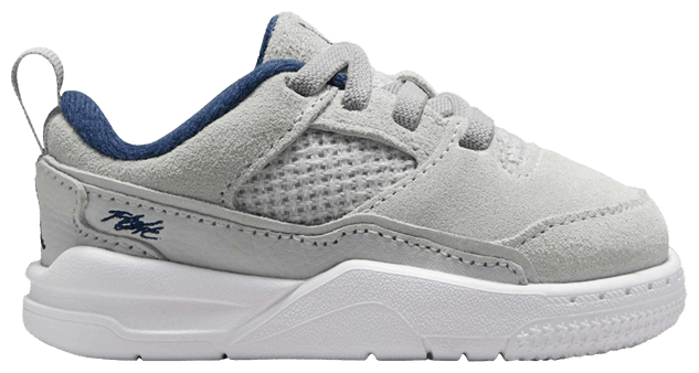 Air Jordan Flight Court TD Neutral Grey Midnight Navy