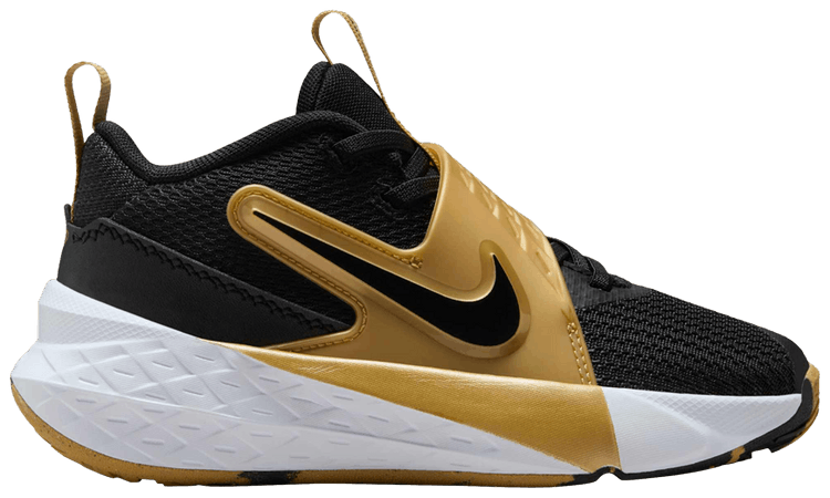 Nike Team Hustle D12 PS Black Metallic Gold