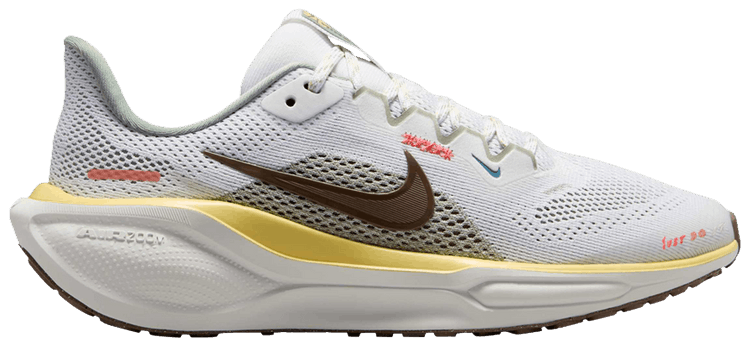 Nike Air Zoom Pegasus 41 GS White Mink Brown Yellow