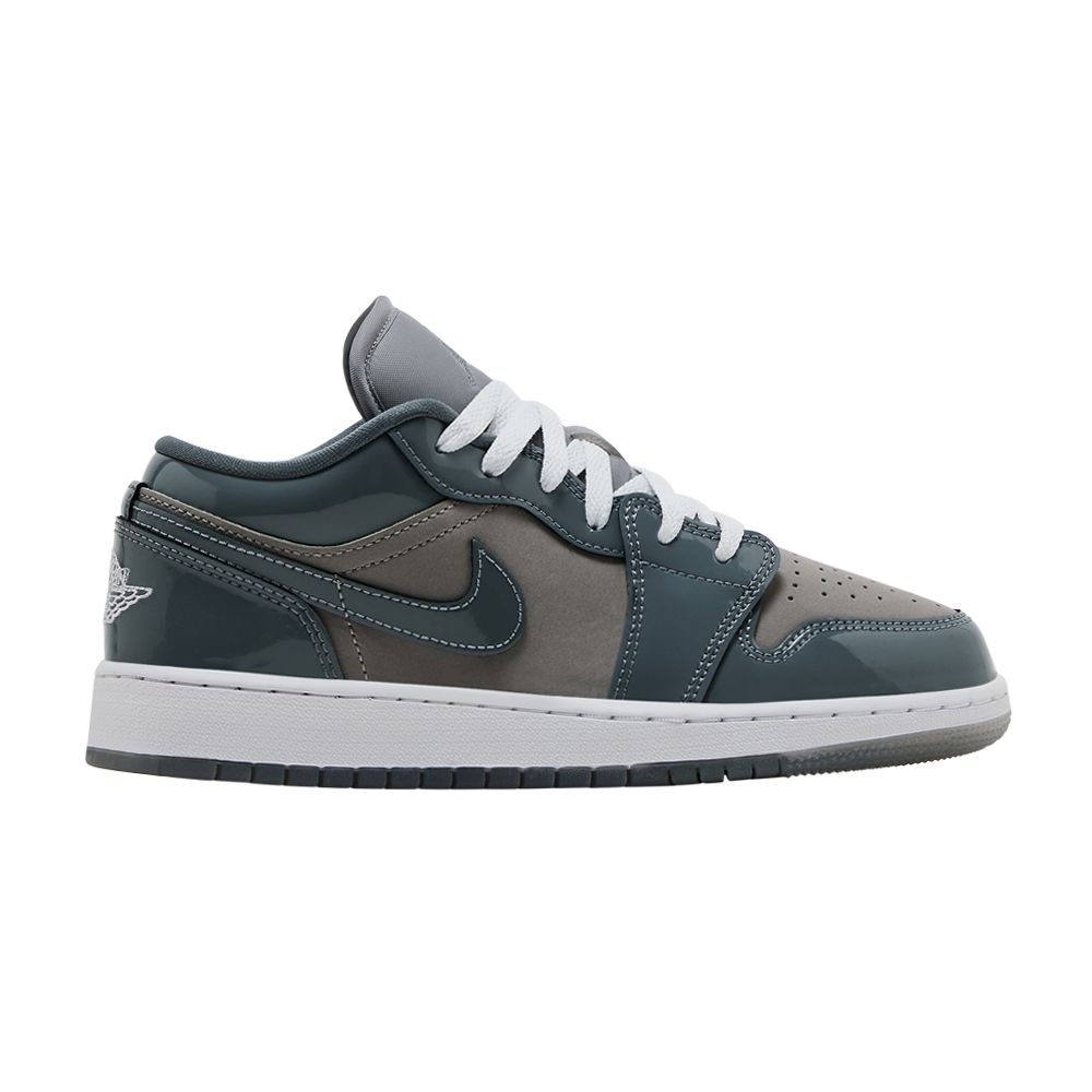 Air Jordan 1 Low GS 'Patent Cool Grey' | Kid's Size 3.5 - HF3188-011