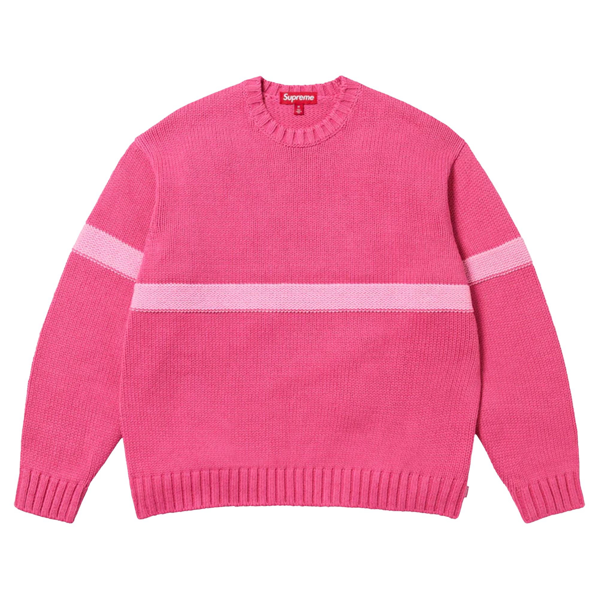 Pre-owned Supreme Tonal Appliqué Sweater 'dark Pink' | Men's Size S