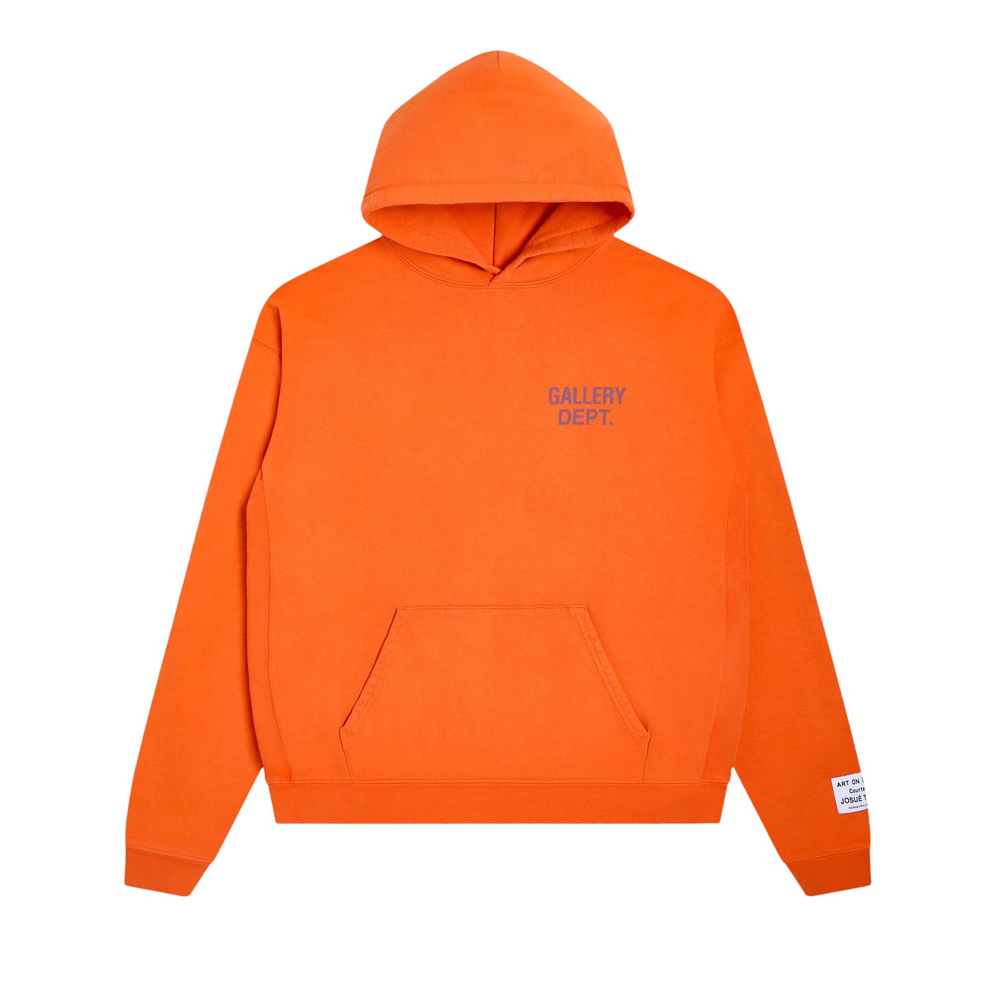 Pre-owned Gallery Dept. 90s Gd Logo Hoodie 'tomato Red' | Men's Size Xs