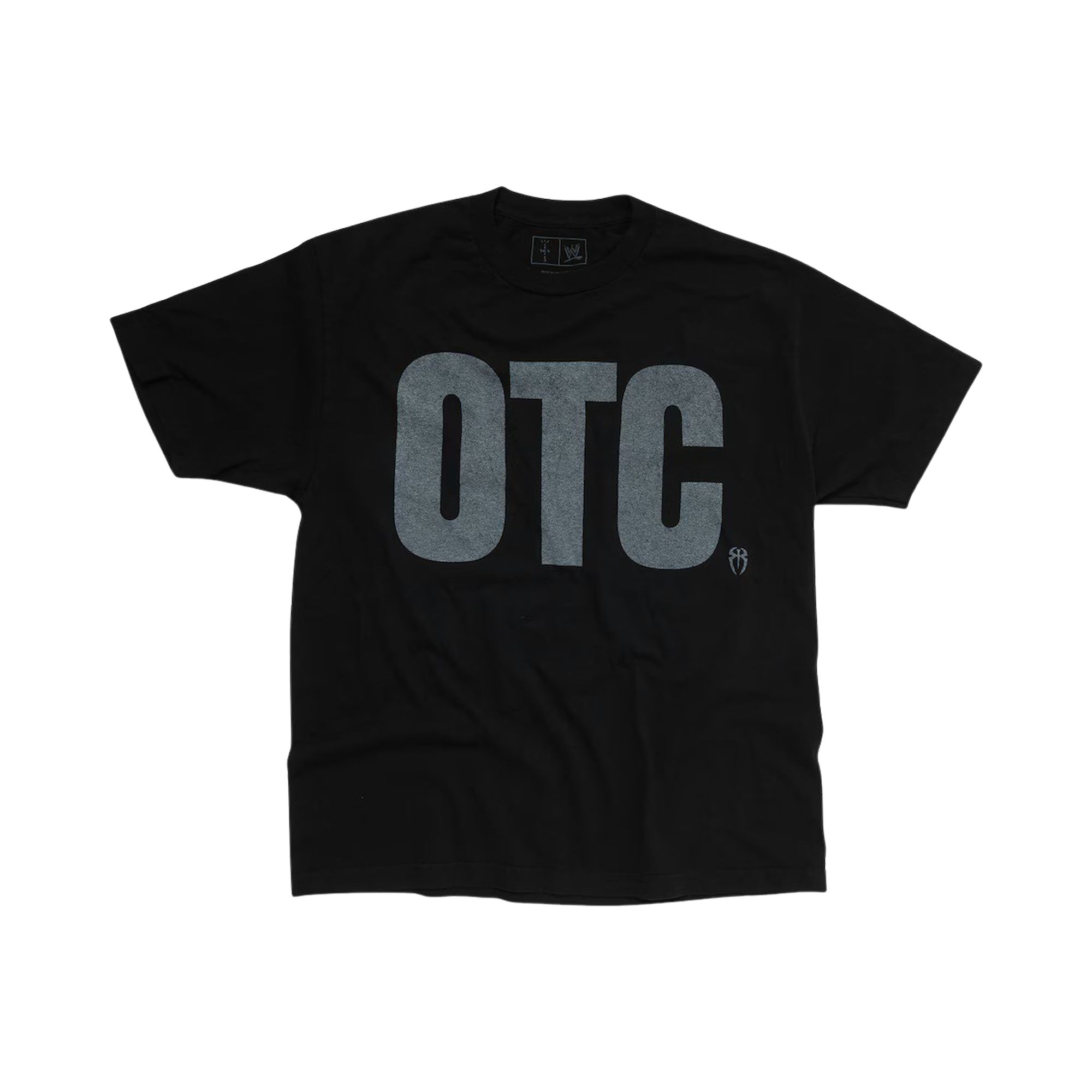 Pre-owned Cactus Jack By Travis Scott X Wwe Otc T-shirt Roman Reigns 'black' | Men's Size L