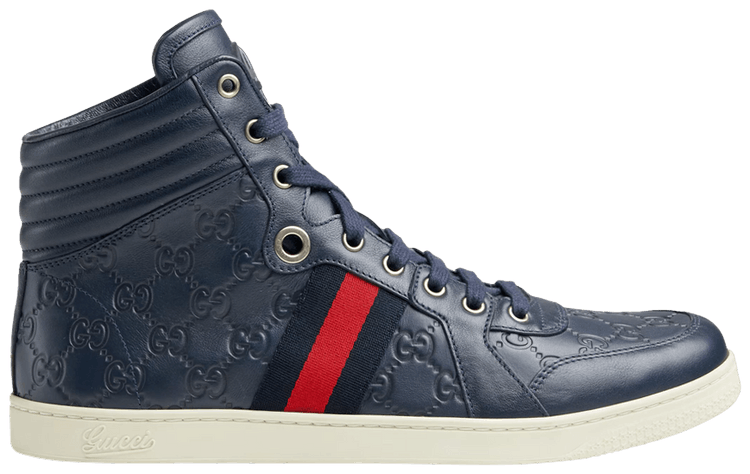 Gucci Guccissima Leather High Top Black
