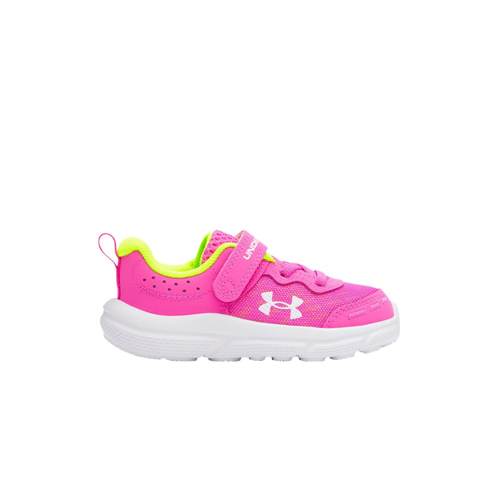 Pre-owned Under Armour Assert 10 Ac Td 'rebel Pink High Vis Yellow' | Infant Size 7