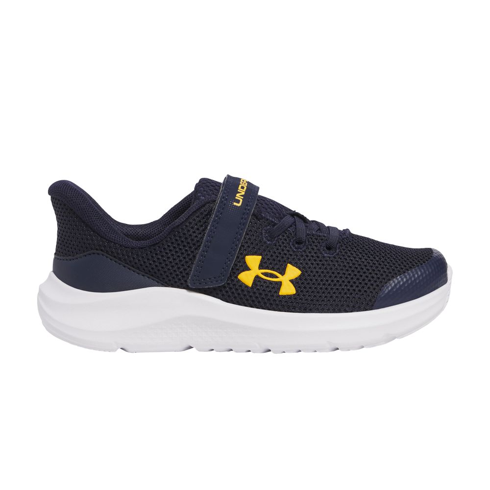 Pre-owned Under Armour Pursuit 4 Ac Ps 'midnight Navy Campus Gold' | Blue | Kid's Size 12.5