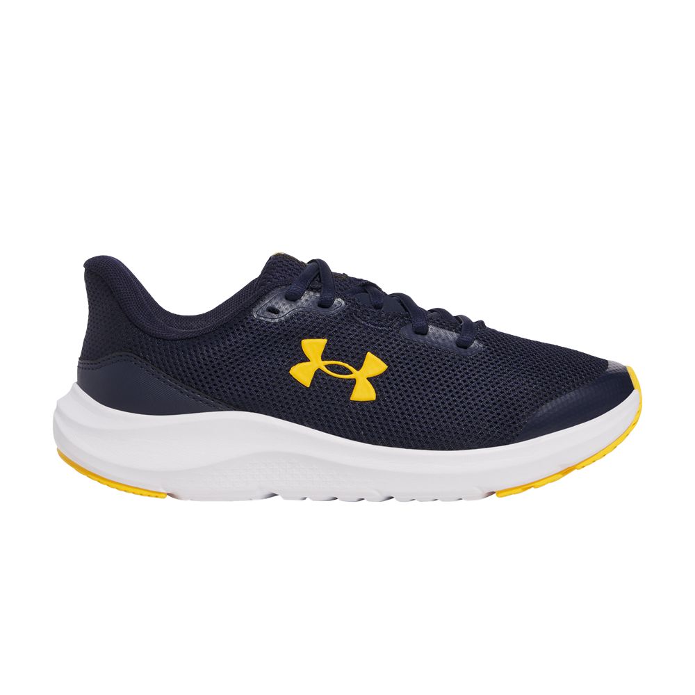 Pre-owned Under Armour Charged Pursuit 4 Gs 'midnight Navy Campus Gold' | Blue | Kid's Size 4