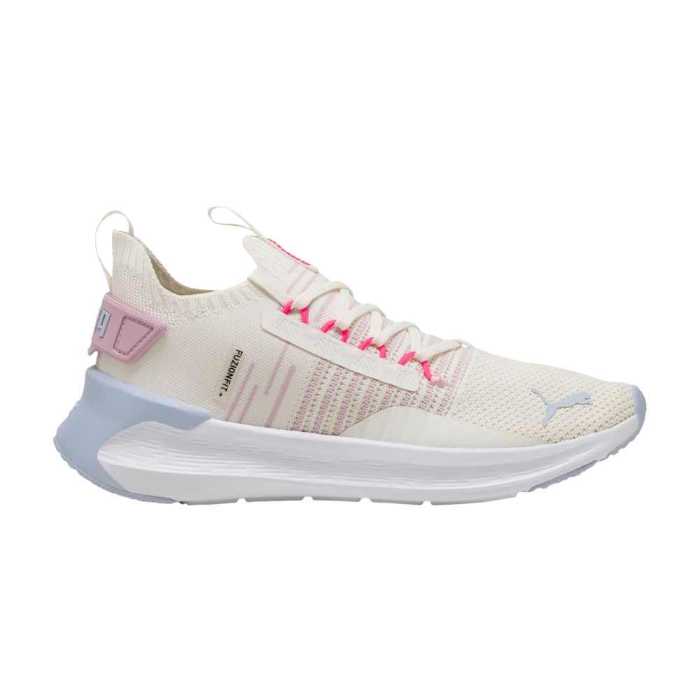 Puma Wmns Softride Symmetry Fuzion 'Warm White Rose Mauve' | Cream | Women's Size 10.5 - 310460-07