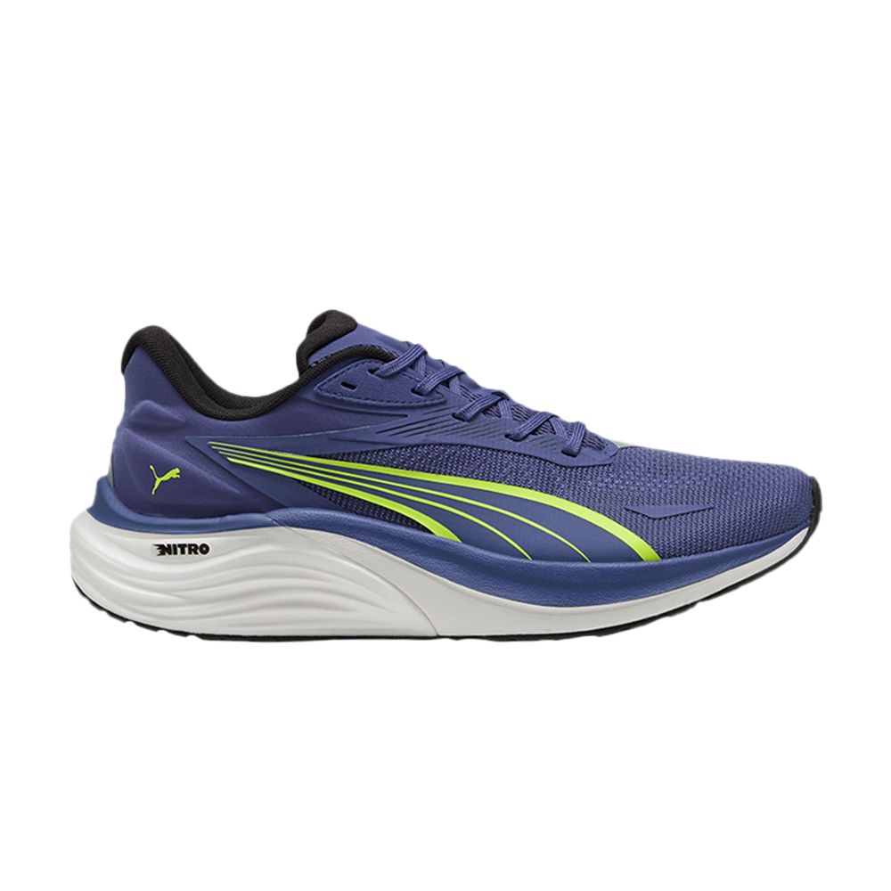 Puma Electrify Nitro 4 'Blue Crystal Yellow Alert' | Men's Size 14 - 310789-03